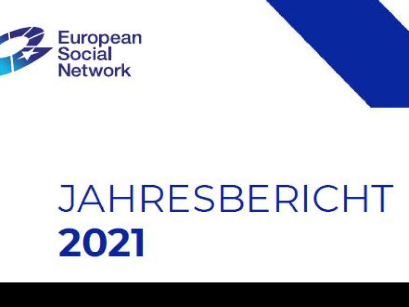 ESN Annual Review 2021 German cover