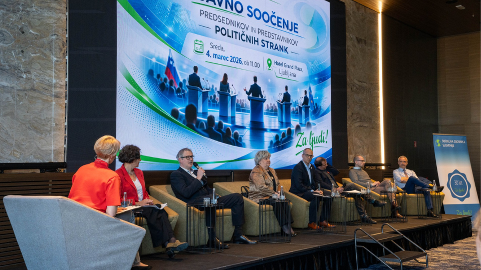 Social Chamber of Slovenia Hosts Pre-Election Debate on Social Services