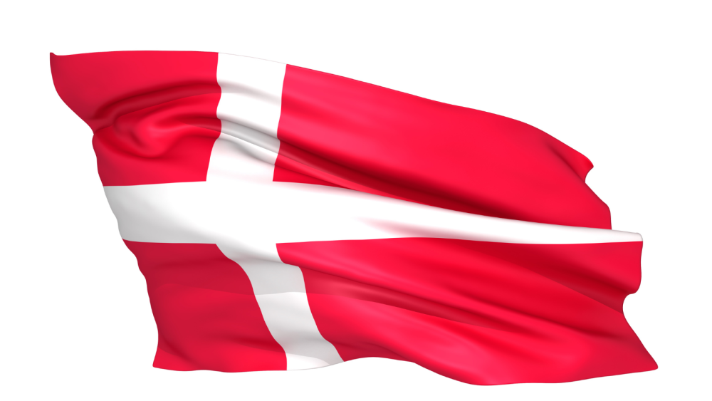 the picture depicts the flag of denmark