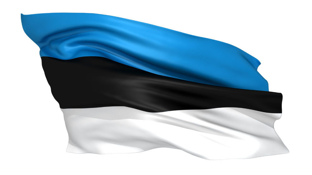 the picture depicts the flag of estonia