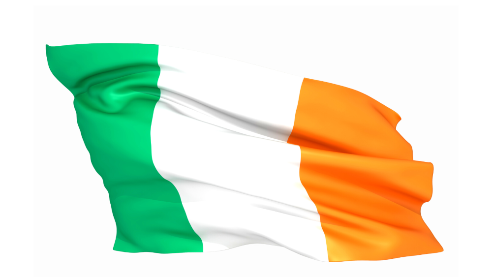 the picture depicts the flag of ireland