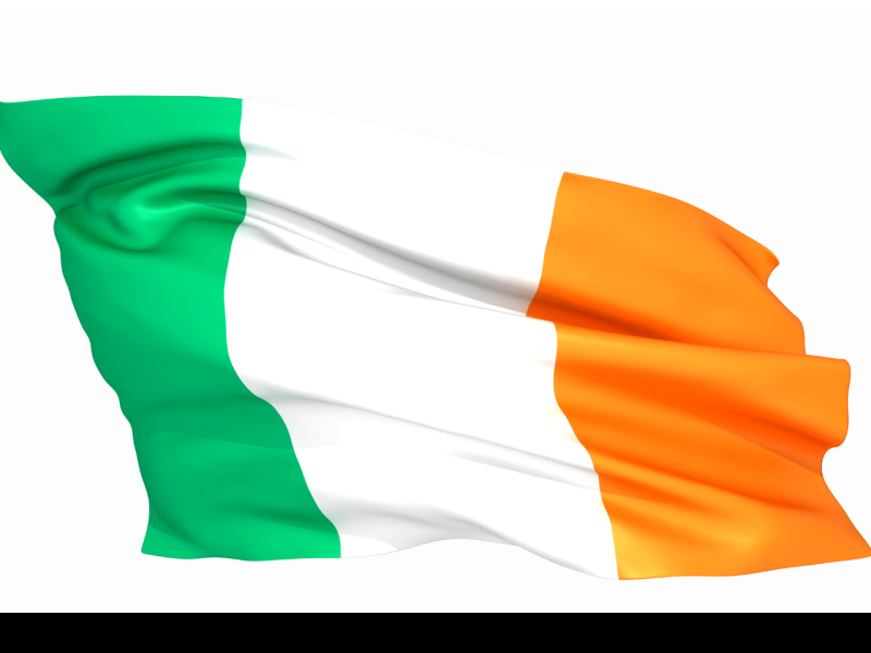 the picture depicts the flag of ireland