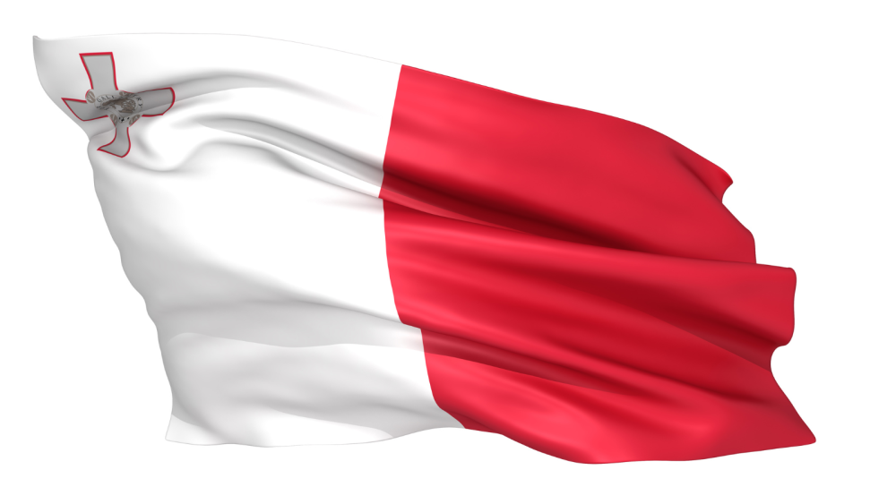 the picture depicts the flag of malta