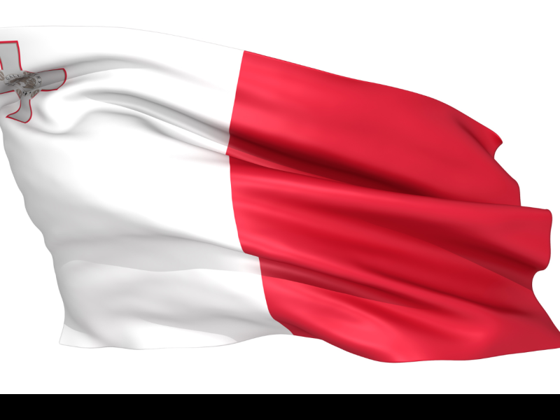 the picture depicts the flag of malta