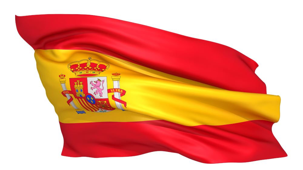 the picture depicts the flag of spain