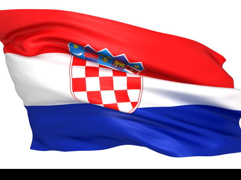 the picture depicts the flag of croatia