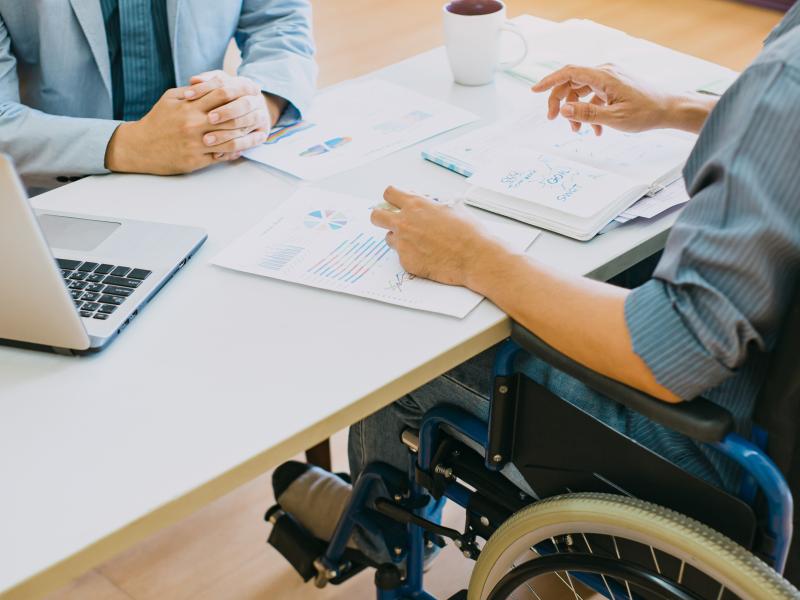 helping disabled people into employment