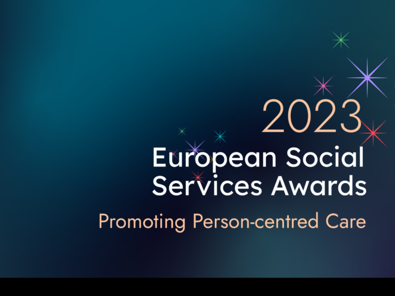 european social services awards branding